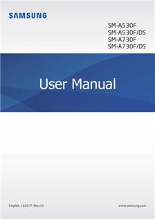 Samsung Galaxy A8 Plus (2018) manual. Tablet Instructions.